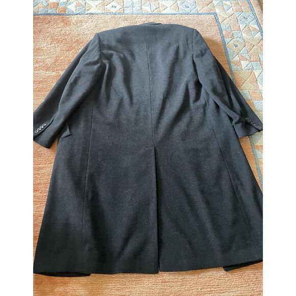 Weatherproof Cashmere Blend Coat Men’s 40R Dark Gray Made in Mexico - Picture 10 of 13